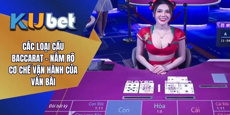 Các loại cầu baccarat – nắm rõ cơ chế vận hành của ván bài